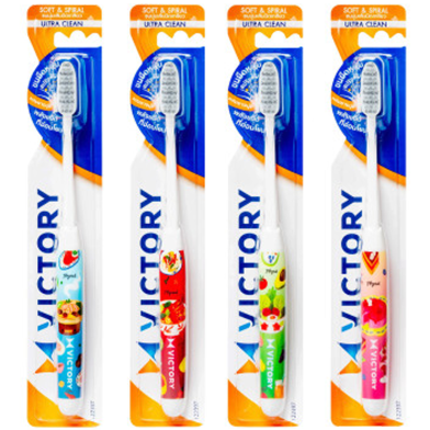 Victory Ultra Clean Soft And Spiral Multicolor Toothbrush 4Pcs image