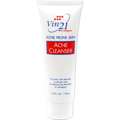 Vin21 Collagen Acne Prone Skin Acne Cleanser 100gm image