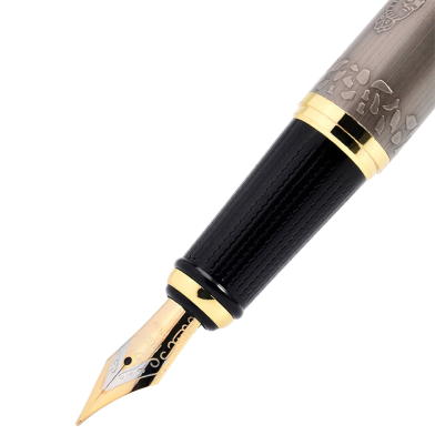 Vintage Fountain Pen Confucius Metal Signature Pen - 1pcs image