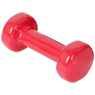 Vinyl Dumbbell 1 kg Red image