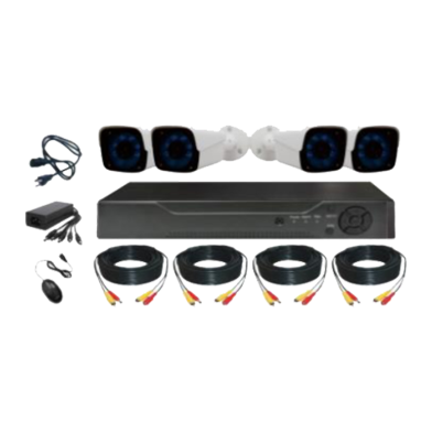 Vision Cctv 4Ch (2 Camera With Hdd) 2Mp Dvr Kit - 873822 image