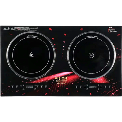 Vision DB001 Dual Burner Infrared and Induction Cooker image
