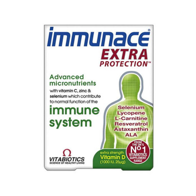 Vitabiotics Immunace Extra Protection – 30 Tablets image