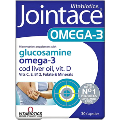 Vitabiotics Jointace Omega 3 and Glucosamine Tablets 30s image