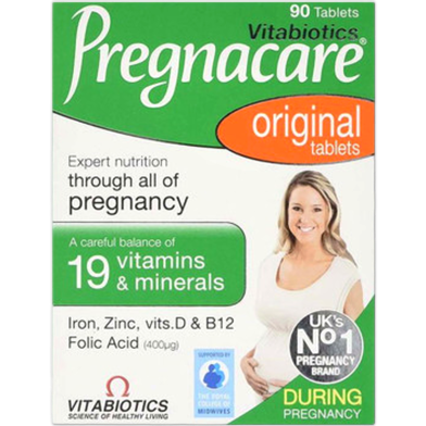 Vitabiotics Pregnacare Original – 90 Tablets image