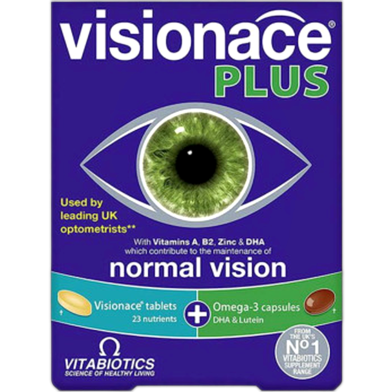 Vitabiotics Visionace Plus Omega-3 – 56 Tablets image