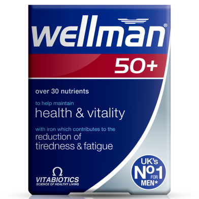 Vitabiotics Wellman 50 One-a-Day 30 Tablets image