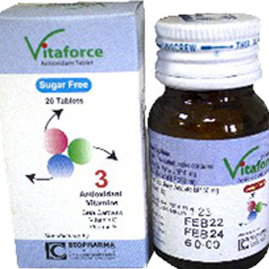 Vitaforce 6 mg Plus 200 m - 20's pack Tablet image