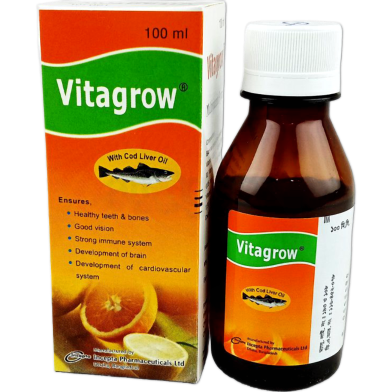Vitagrow 100 Ml Syrup 100 Ml Bottle image