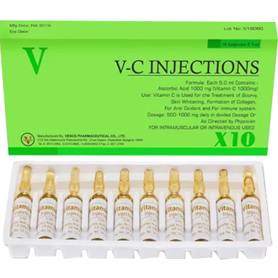 Vitamin C Skin Whitening V-C Injection image