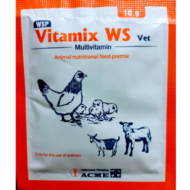 Vitamix Ws Vet 10gm Pack For Any Bird, Pigeon Multivitamin Vitamin and Mineral image