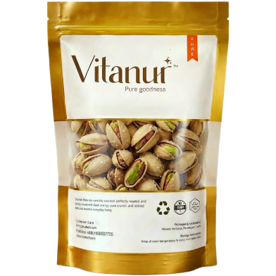 Vitanur Roasted and Salted Almonds 100 gm image