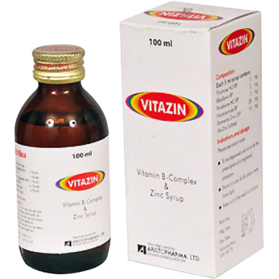 Vitazin Syrup 100 ml bottle image