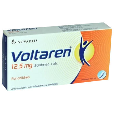 Voltalin 12.5 Mg Suppository 5's Strip image