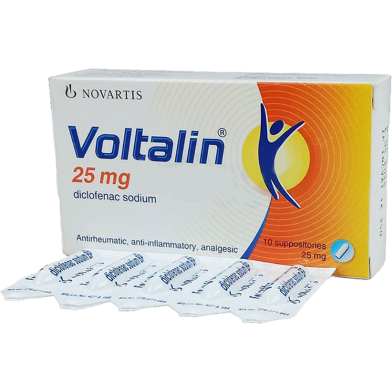 Voltalin 25 mg 5's Strip Suppository image