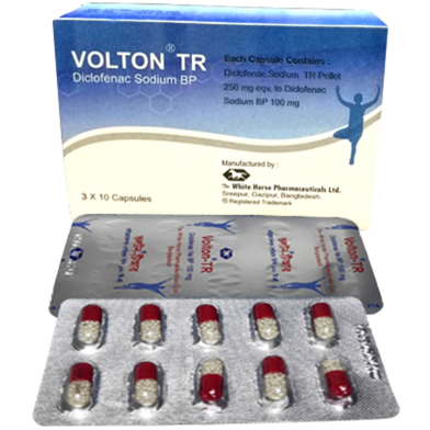 Volton TR 100 mg - 10's Strip Capsule image