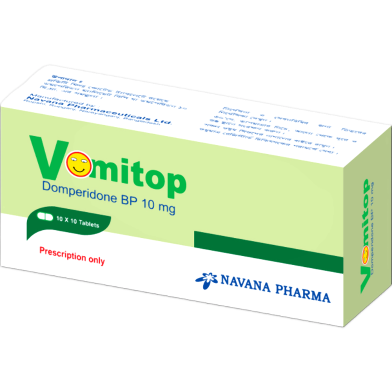 Vomitop 10 Mg Tablet 10's Strip image