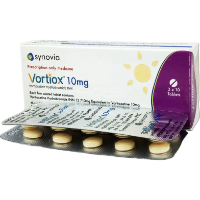 Vortiox 10 gm Tablet 10's Strip image