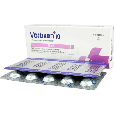 Vortixen 10 mg Tablet-10's Strip image