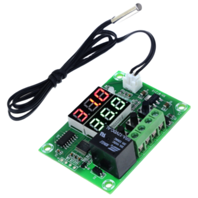 W1219 Thermostat Temperature Controller Switch Module Dual LED Digital Display image