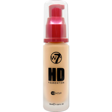 W7 12 Hour HD Foundation - Honey image