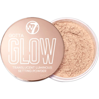 W7 Gotta Glow Translucent Luminous Setting Powder 15gm image