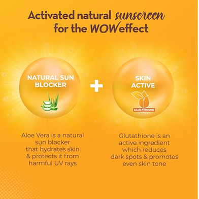 wow glutathione WOW Skin Science Sunscreen spray aloe+glutathione : Wow Skin Science