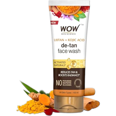 WOW Skin Science Ubtan Face Wash with Chickpea Flour 100ml image