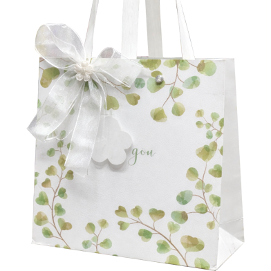 WRAPAHOLIC Medium Eucalyptus Kraft Paper Gift Bag image