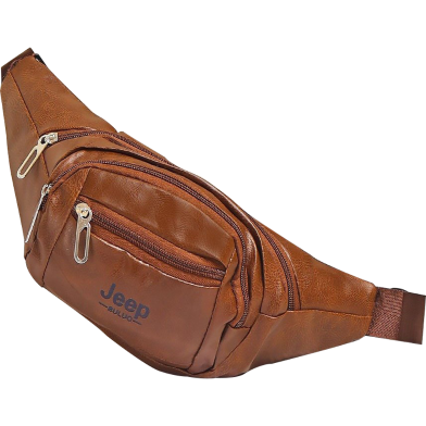 Waist Bag Waterproof with Memory Card Pocket Portable, Travel Belt Pu Multicolour Leather Bag - 1 pcs image