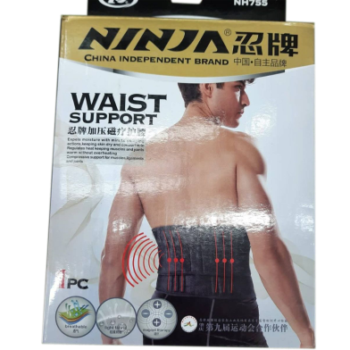 Waist Support Belt - Black image