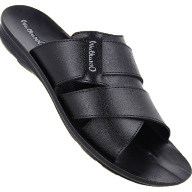 Walkaroo Gents Black Color Casual and Somfy Sandal image