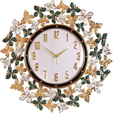 Wall Clocks Enamel Preciser Kitchen Wall Clocks Non-Ticking Wall Clock Battery Operated Quartz Analog Silent Movement Large Decorative Clock Numerical For Home Office Decor Decorative Wall Clock image