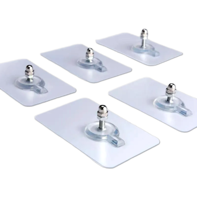 Wall Hooks Adhesive No Drilling Waterproof For Home Kitchen Bathroom-1Pcs image