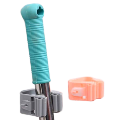 Wall-Mounted Brush Broom Hanger Suction Storage image