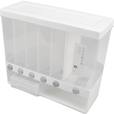 Wall-Mounted Multi-functional Rice and Grain Dispenser (10L)- The Perfect Food-Grade Organizer for a Modern Kitchen image