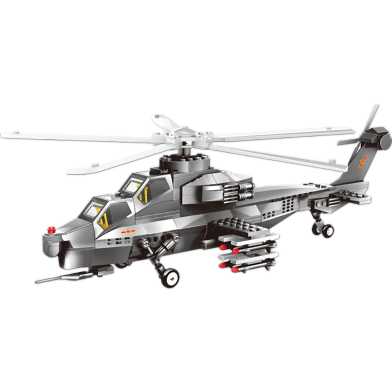 Wange 5211 Armed Helicopter China Building Block Set Educational Lego Toy 264 Pcs image