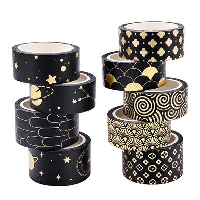 10 Rolls Foil Washi Tape Set 5mm X 5m Thin Metallic Foil Washi Tapes Pretty Multi Colored Art Paper Masking Tape For Bullet Journal Packaging Gift Diy Crafts 10 Rolls - View #11