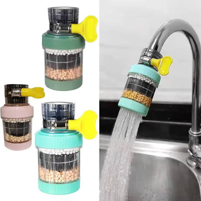 Water Faucet Filter Household Kitchen Home Faucet Mini Tap Water Clean Purifier Filter image