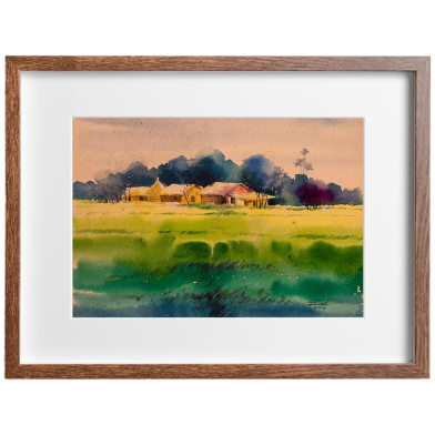 Watercolor Landscape - (20X16)inches image