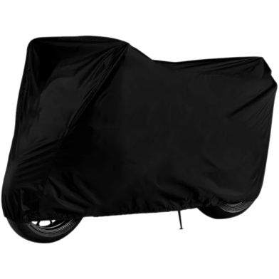 Waterproof All Season Bike Cover Dust Cover UV Protective Outdoor Indoor For Motorcycle 50 To 200cc Black Color image