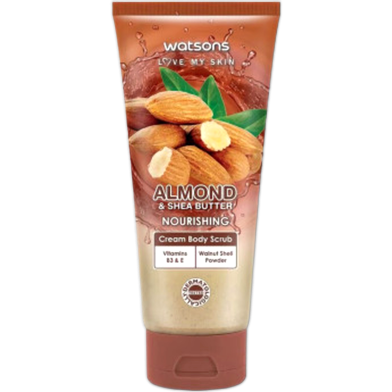 Watsons Almond and Shea Butter Nourishing Cream Body Scrub image
