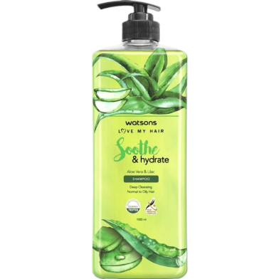 Watsons Aloe Vera Lilac Soothe And Hydrate Nourishing Shampoo 1000ml image