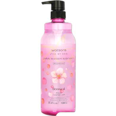 Watsons Botanical Brightening Cherry Blossom Body Wash 1000ml image