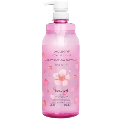 Watsons Botanical Brightening Cherry Blossom Body Wash 1000ml image