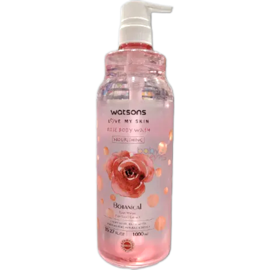 Watsons Botanical Nourish Rose Body Wash 1000ml image