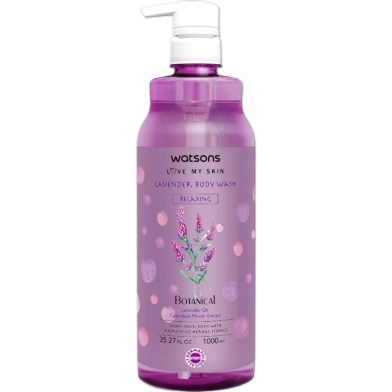 Watsons Botanical Relaxing Lavender Body Wash 1000ml image