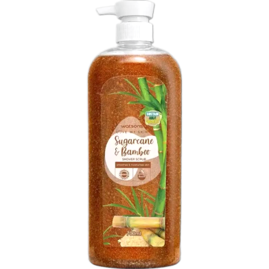 Watsons Smoothes and Moisturises Skin Sugar Cane Shower Scrub 700ml image