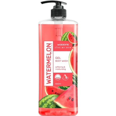 Watsons Watermelon Softening and Moisturising Gel Body Wash 1000ml image