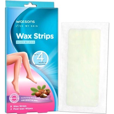 Watsons Wax Strips Body and Legs for Sensitive Skin image
